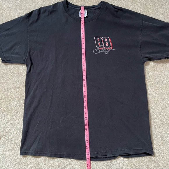 VINTAGE NASCAR Shirt Mens Extra Large Black Dale Earnhardt Jr #88 National Guard - Picture 8 of 11